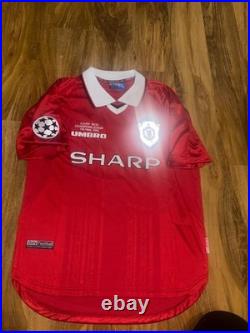 Eric Cantona Hand Signed Manchester United Home Shirt With Coa Incl jersey #7 Eric Cantona Hand Signed Manchester United Home Shirt With Coa Incl jersey #7