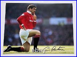 Eric Cantona Hand Signed Photograph Manchester United £99