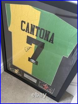 Eric Cantona Manchester United Framed Shirt With Signature NO COA