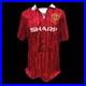 Eric Cantona Manchester United Signed 1994 Retro Football Shirt With Proof Coa