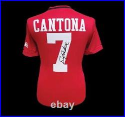 Eric Cantona Manchester United Signed #7 Shirt £249.99
