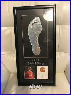 Eric Cantona Manchester United Signed With Club COA
