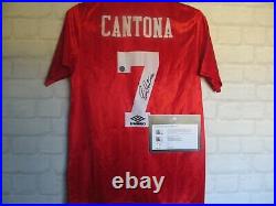 Eric Cantona, Manchester United signed shirt, with COA