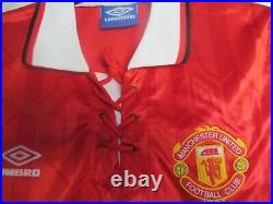 Eric Cantona, Manchester United signed shirt, with COA