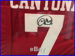 Eric Cantona Personally Signed Manchester United Home Shirt Framed Ready To Hang