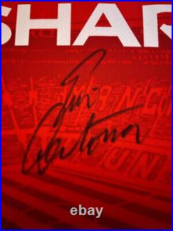Eric Cantona Signed 1996 Manchester United Private Signing COA £199