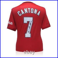 Eric Cantona Signed 2019-20 Manchester United 2019-20 Shirt