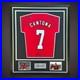 Eric Cantona Signed And Deluxe Framed Manchester United 1996/98 Shirt £399