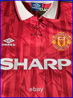 Eric Cantona Signed Football Shirt / Manchester United France