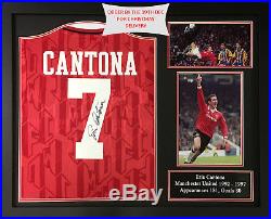 Eric Cantona Signed Framed Manchester United 1994 Football Shirt Free Delivery