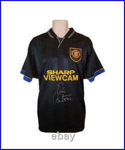 Eric Cantona Signed Manchester United 1994 Iconic Kung-Fu Kick Shirt