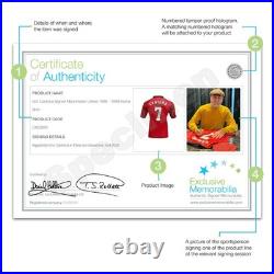 Eric Cantona Signed Manchester United 1996-98 Home Football Shirt Eric Cantona Signed Manchester United 1996-98 Home Football Shirt