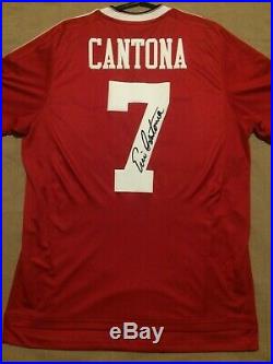 Eric Cantona Signed Manchester United Man Utd Number 7 Shirt