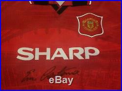 Eric Cantona Signed Manchester United Man Utd Retro 94 96 Shirt