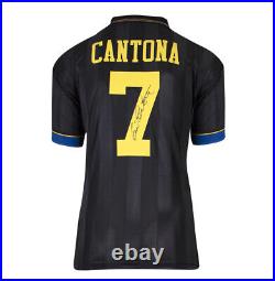 Eric Cantona Signed Manchester United Shirt 1994, Away, Number 7 Gift Box