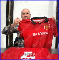Eric Cantona Signed Manchester United Shirt 1996, Home Autograph Jersey