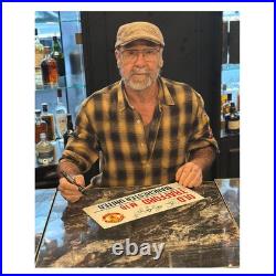 Eric Cantona Signed Manchester United Stadium Sign Eric Cantona Signed Manchester United Stadium Sign