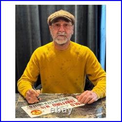 Eric Cantona Signed Manchester United Street Sign. Framed