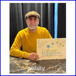 Eric Cantona Signed Manchester United Street Sign. Framed