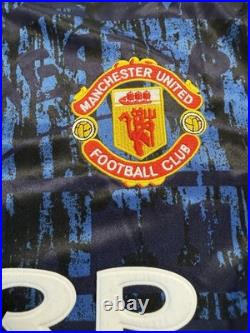 Eric Cantona Signed Manchester United Umbro Jersey BAS COA (084)