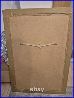 Eric Cantona framed/signed Manchester United photo- OFFICIAL SIGNATURE