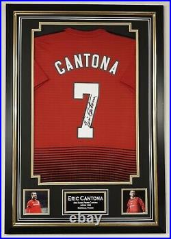 Eric Cantona of Manchester United Signed Shirt Autographed Jersey AFTAL