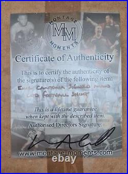 Eric Cantona signed Manchester United framed shirt