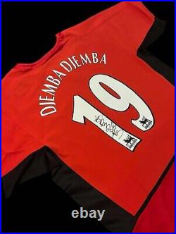 Eric Djemba Djemba Genuine Signed Manchester United 2003/04 Home Shirt Proof