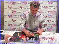 FRAMED ROY KEANE SIGNED MANCHESTER UNITED 16x12 FOOTBALL PHOTO COA & PROOF