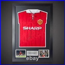 Framed 1994 Manchester United Shirt Signed By Eric Cantona With COA £299