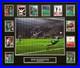 Framed Edwin Van Der Sar Signed Manchester United Champions League Final Photo