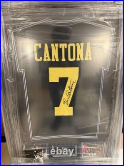 Framed Eric Cantona Manchester United Signed Shirt 1993-95 Away Shirt