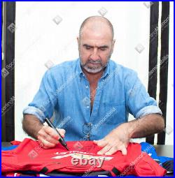 Framed Eric Cantona Signed Manchester United Shirt 2019-2020 Autograph