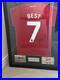 Framed George Best Manchester United Football Shirt Jersey & Signature No COA