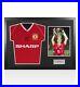 Framed Lee Martin Signed Manchester United Shirt 1990 FA Cup Final Panoramic