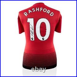 Framed Marcus Rashford Signed Manchester United 2018/2019 Shirt £300