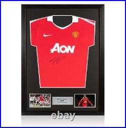 Framed Nani Signed Manchester United Shirt 2010-2011 Autograph Jersey
