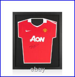 Framed Nani Signed Manchester United Shirt 2010-2011 Compact Autograph