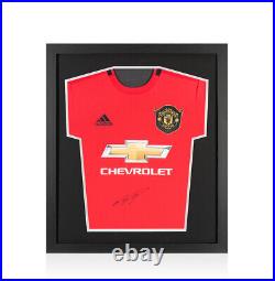 Framed Nani Signed Manchester United Shirt 2019-2020 Compact Autograph