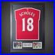 Framed Paul Scholes Hand Signed Manchester United Football Shirt With COA £259