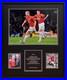 Framed Paul Scholes Signed Manchester United Champions League Photo See Proof