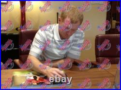 Framed Paul Scholes Signed Manchester United Champions League Photo See Proof