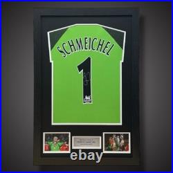 Framed Peter Schmeichel Signed Football Shirt Manchester United With COA £299