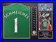 Framed Peter Schmeichel Signed Nike Shirt & Proof Coa Manchester United Football
