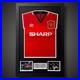 Framed Roy Keane Manchester United Signed Shirt Private Signing With COA £299