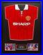 Framed Roy Keane Signed Manchester United 1994 Football Shirt Comes Coa & Proof