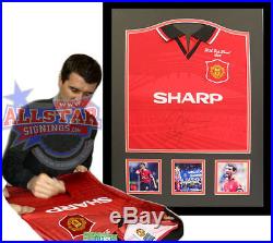 Framed Roy Keane Signed Manchester United Shirt Proof Of Our Exclusive Signing