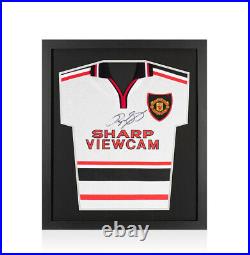 Framed Ryan Giggs Signed Manchester United Shirt 1999, Away Compact