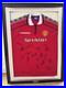 Framed Signed Manchester United 1999 Treble Winners Shirt Origin