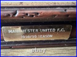 Framed Signed Manchester United 1999 Treble Winners Shirt Origin
